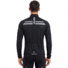Chaqueta ciclista acolchada reflectante para hombre