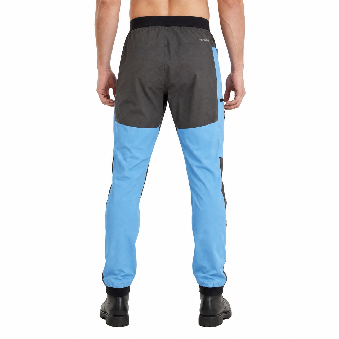 Pantalones de trekking con bloques de color para senderismo para hombre Pantalón con cintura elástica