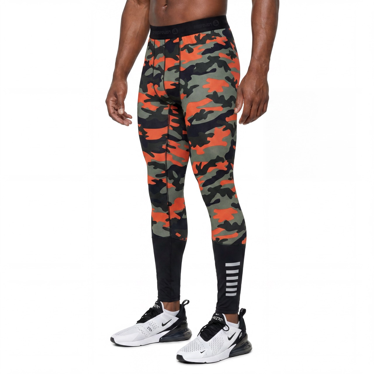 Pantalones de jersey con estampado de camuflaje para hombre