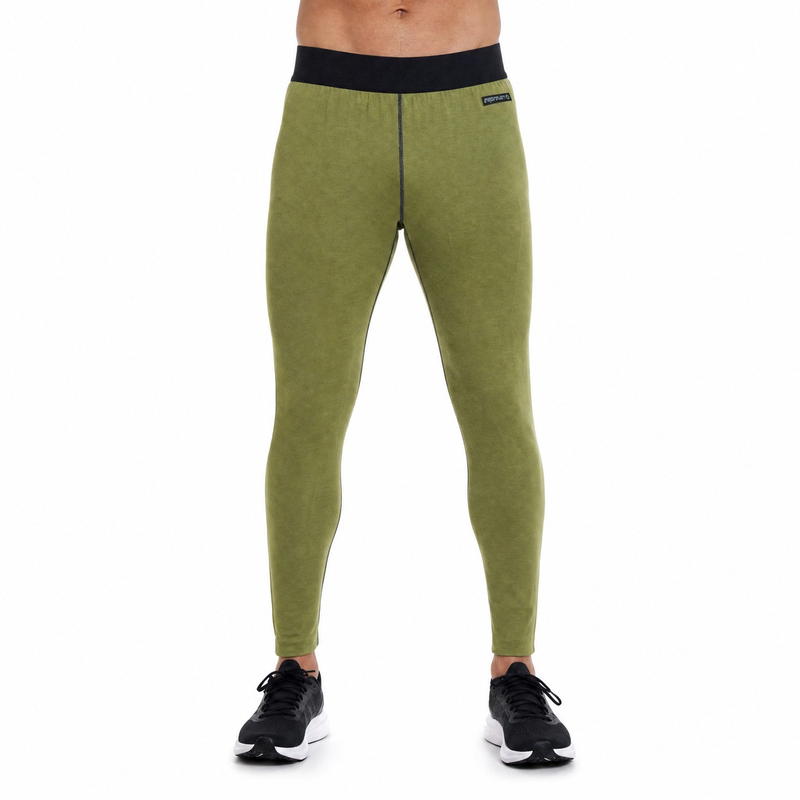 Pantalón interior reversible de forro polar con bloques de color para hombre
