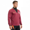 Chaqueta deportiva con media cremallera y bloques de color para hombre