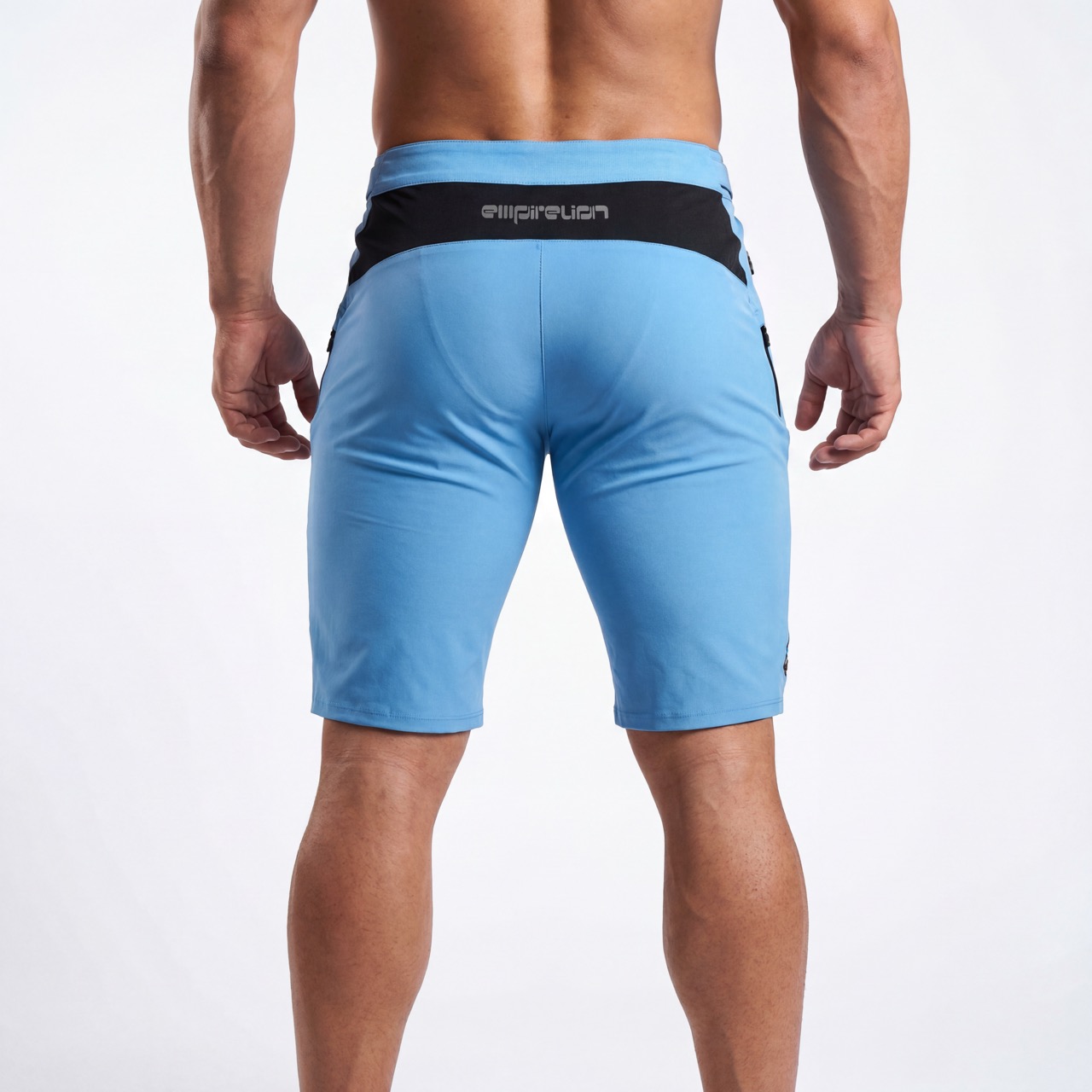 Pantalón corto con bolsillos y cremallera para ciclismo y senderismo para hombre