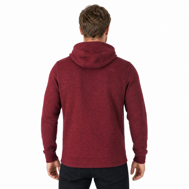 Sudadera con capucha y cremallera para hombre, acogedora, térmica, resistente al viento, escalada, senderismo