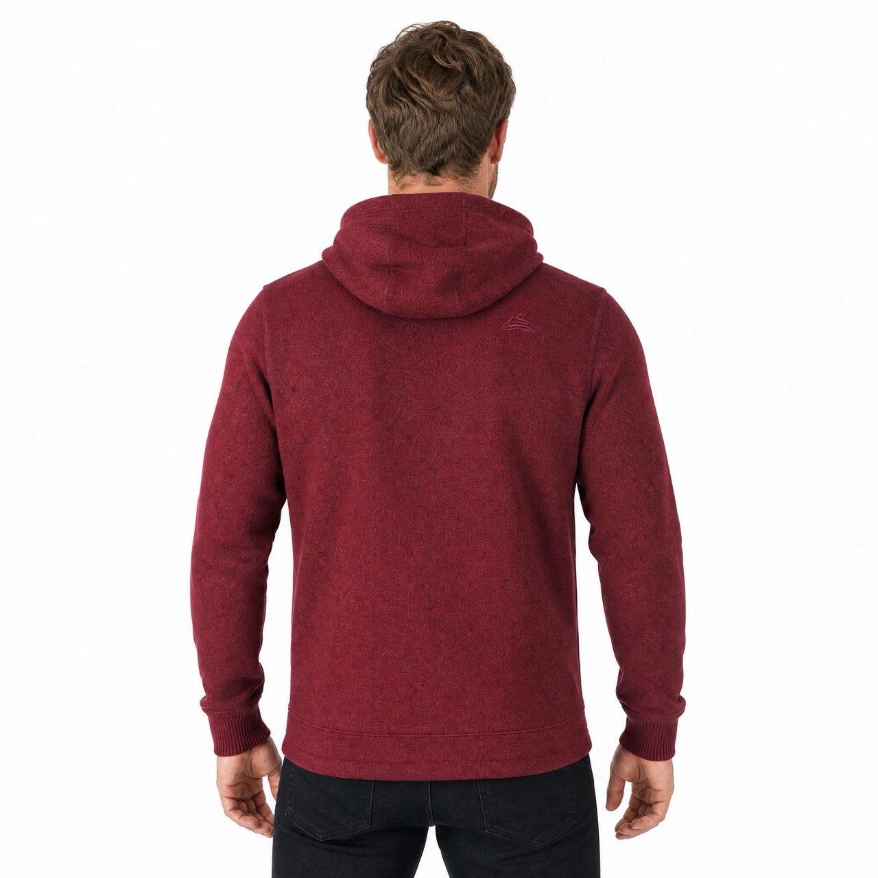 Sudadera con capucha y cremallera para hombre, acogedora, térmica, resistente al viento, escalada, senderismo