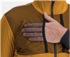 Chaqueta ciclista de forro polar interior con bolsillo trasero doble y bolsillo de malla para hombre