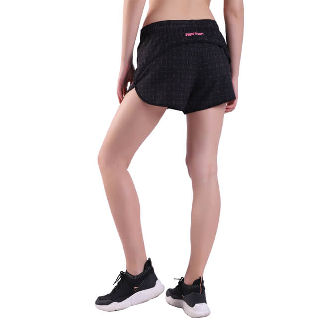 Deportes de entrenamiento atlético femenino Sports de secado rápido con bolsillo zip