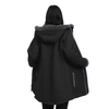 Mujeres Sherpa Fleece Bonded Winter Parka Overcoat Chaqueta