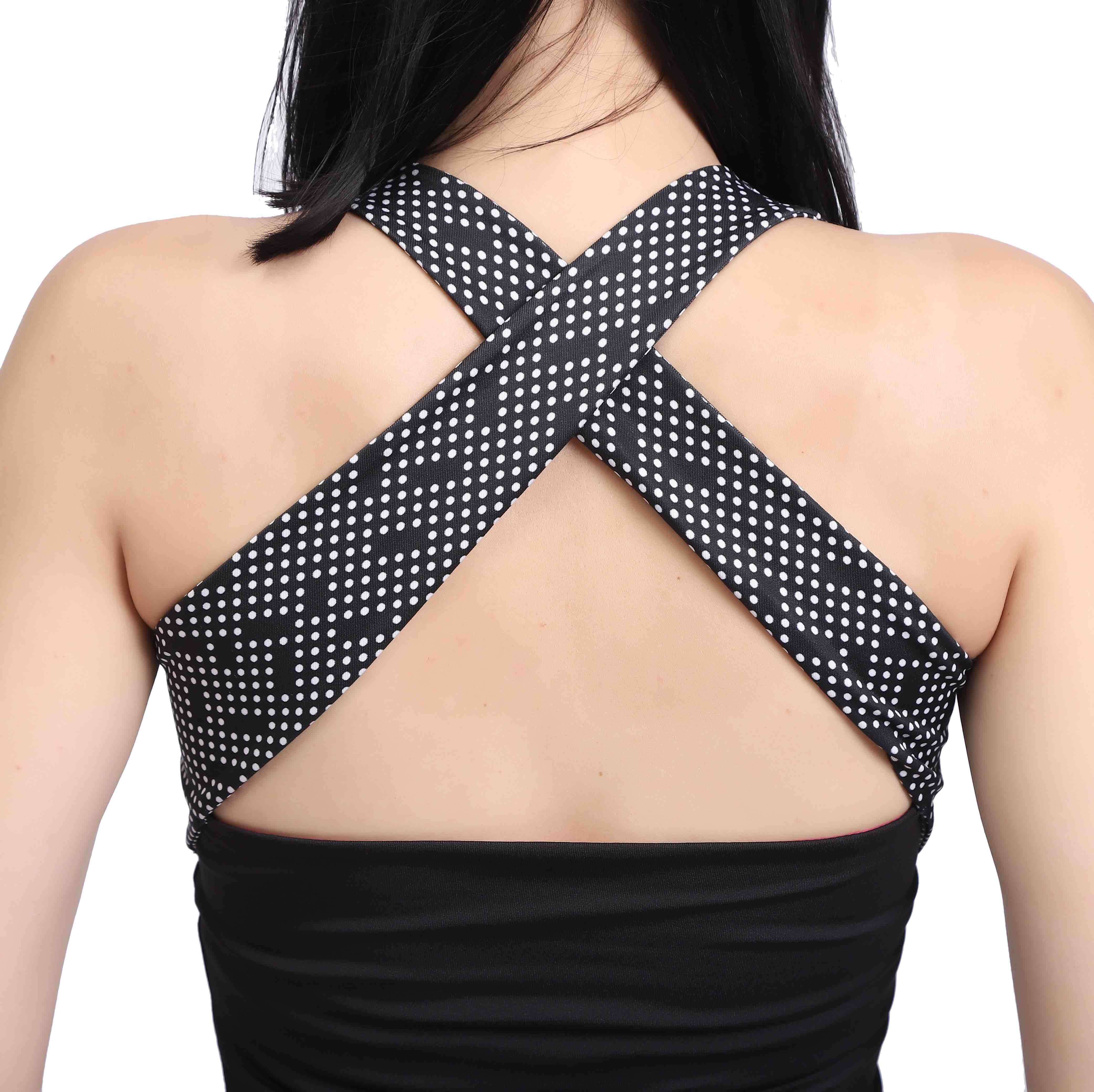 Espalda de cinta cruzada