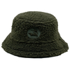 Hombre de cubo de mujer Fuzzy Faux Fur Sherpa Fisherman Cap