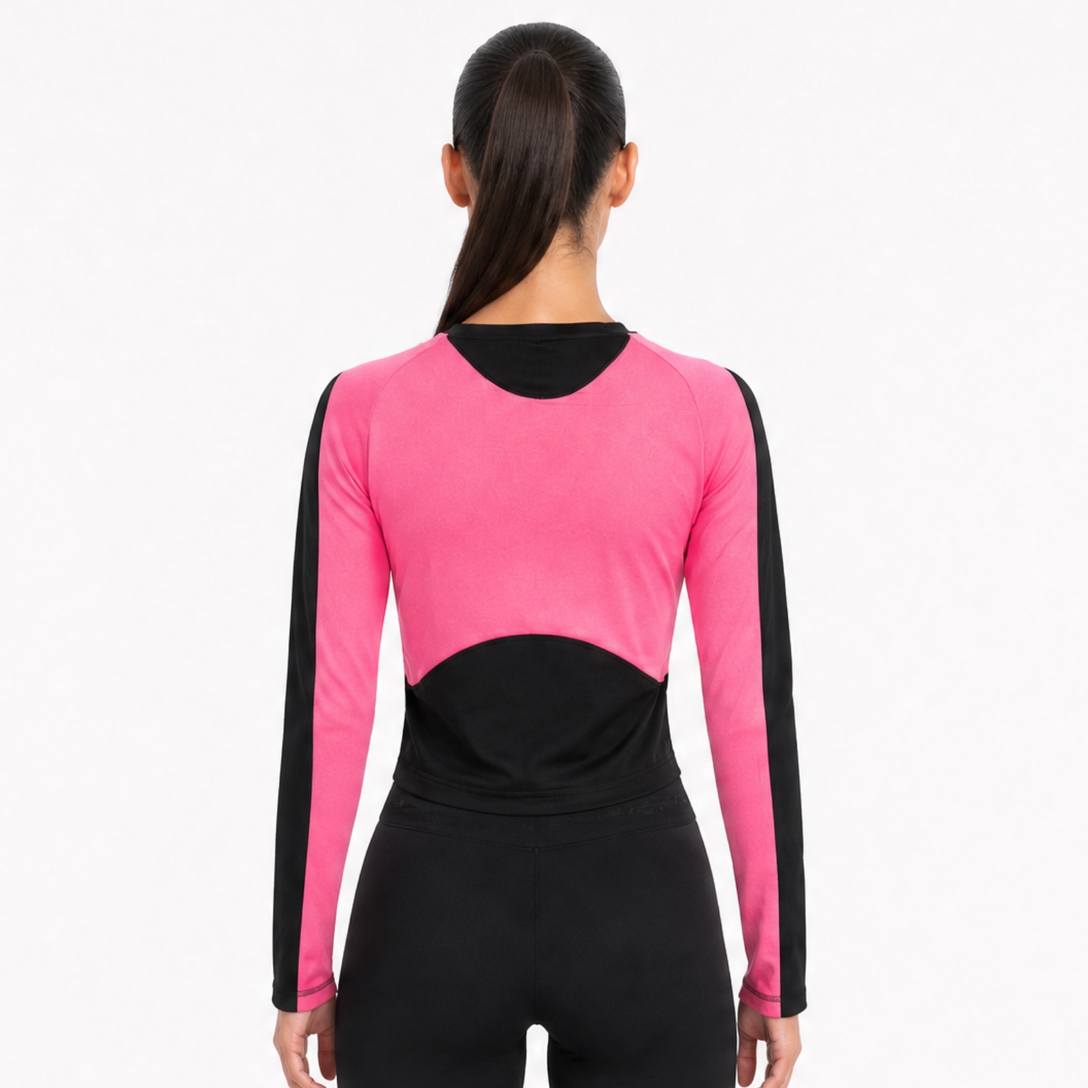 Tops cortos con paneles para mujer VMTR