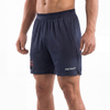 Pantalones cortos para correr con rayas atléticas de fútbol para hombre