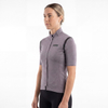 Maillot ciclista de manga corta con ribete sellado para mujer