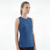 Chaleco con panel de malla para correr para mujer