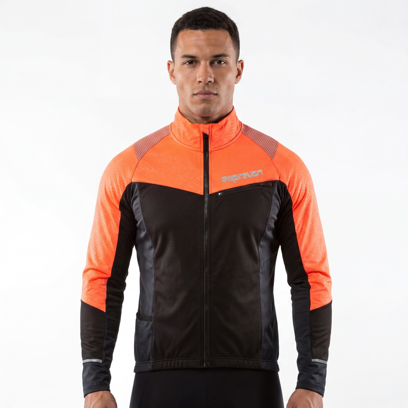 Chaqueta ciclista Soft Shell resistente al viento