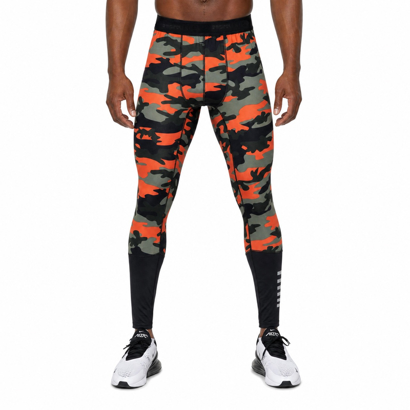 Pantalones de jersey con estampado de camuflaje para hombre