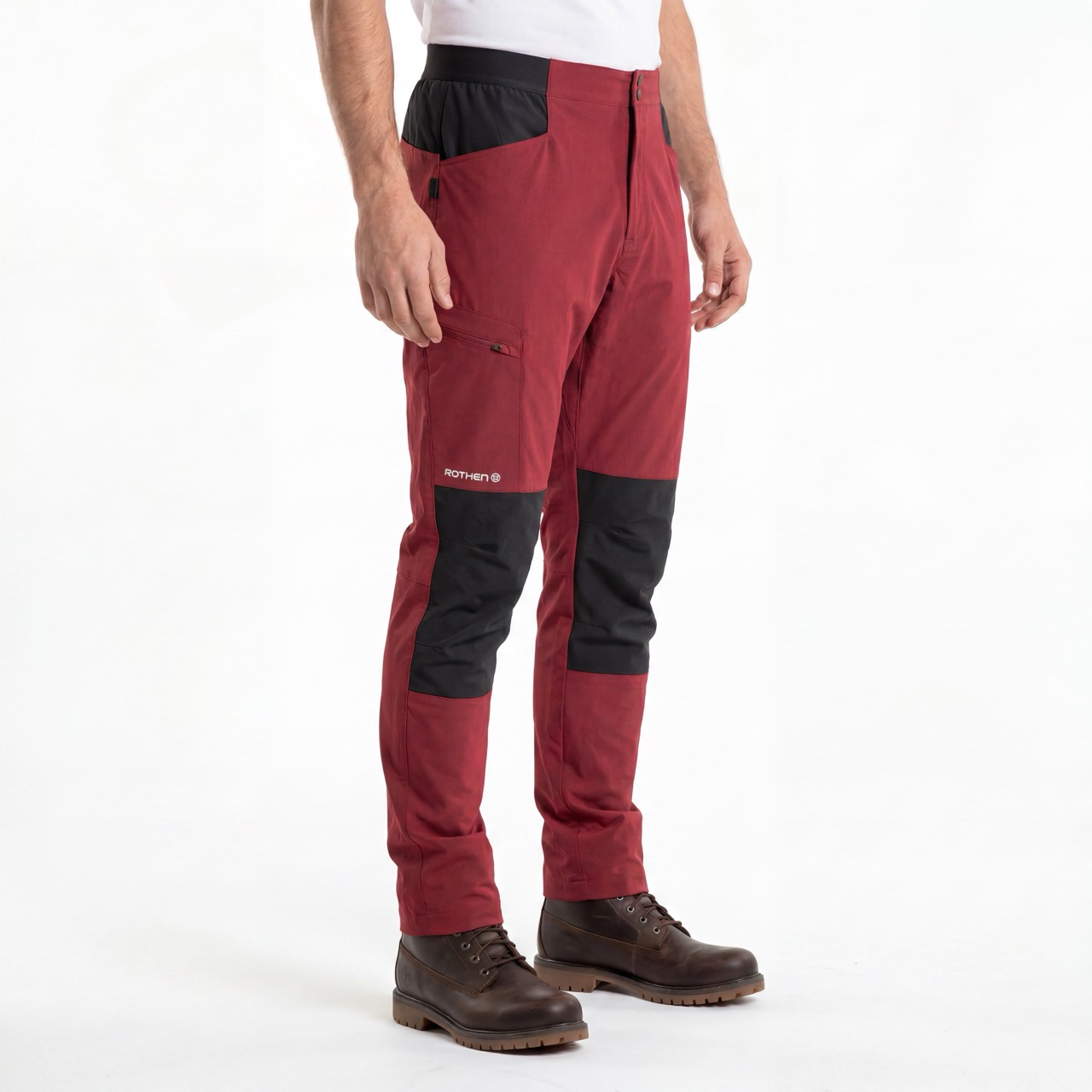 Pantalones deportivos para hombre Sonw Pantalones de trekking con bloques de color
