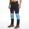 Pantalón de senderismo con cremallera y 5 bolsillos parche para hombre Pantalones de trekking