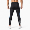 Legging de entrenamiento de carreras con paneles de protección contra el viento para hombre