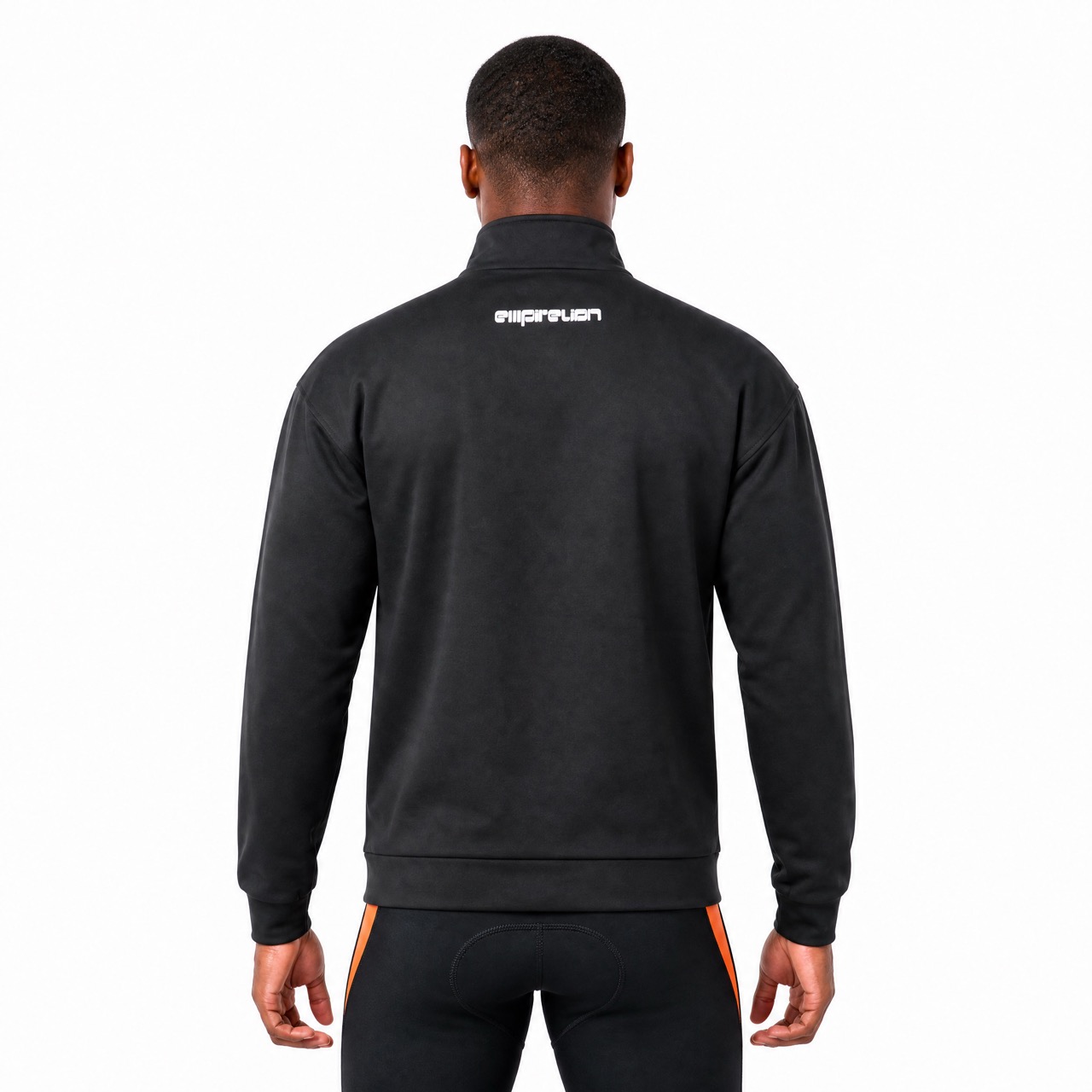 Chaqueta térmica de fútbol con cremallera para hombre