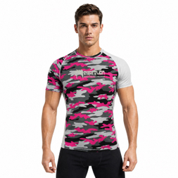 Camisetas de escalada en roca con estampado para niños y hombres
