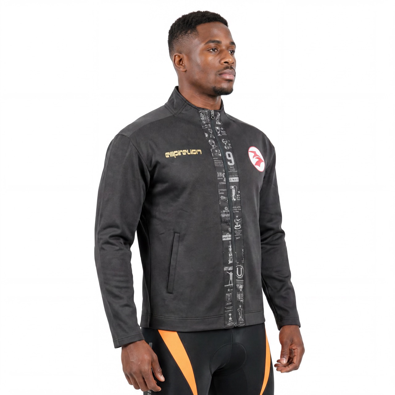 Chaqueta deportiva de fútbol para hombre