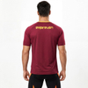 Camiseta con logo y camiseta de fútbol estampada para hombre