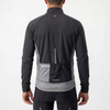 Chaqueta ciclista con panel reflectante y bloques de color